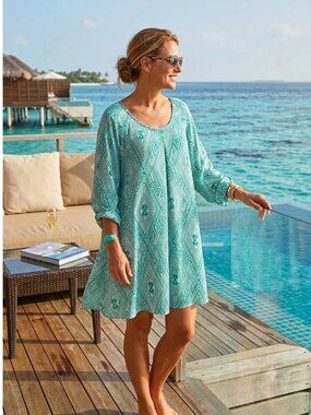 Tori Richard Silk Resort Wear Mini Dress Size 4